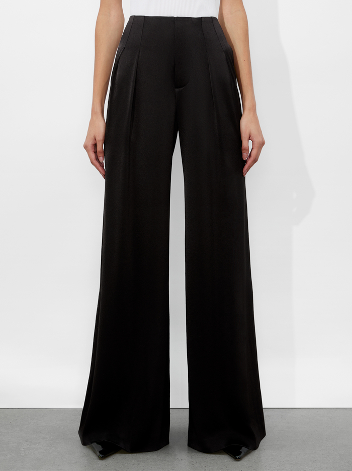 ELOISE WIDE LEG PANT - BLACK - Alice And Olivia