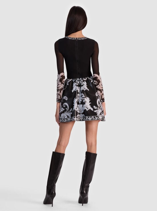 WINTER'S TALE-CHARA VEGAN MINI DRESS