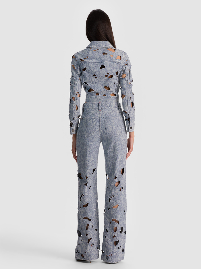 CHIC LASER-CUT JEAN - ROCKSTAR BLUE image 3 - ALICE + OLIVIA