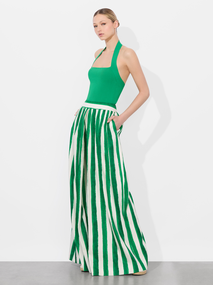 CELLY HALTER TANK - LIGHT EMERALD image 4 - Alice And Olivia