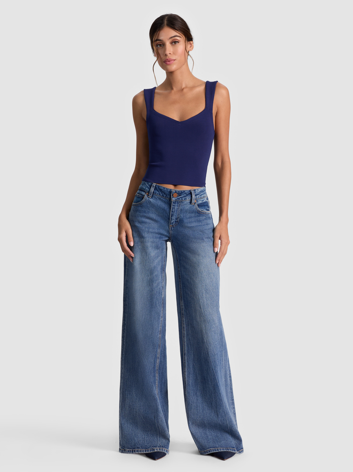 EDIN SWEETHEART TANK - MIDNIGHT BLUE image 1 - Alice And Olivia