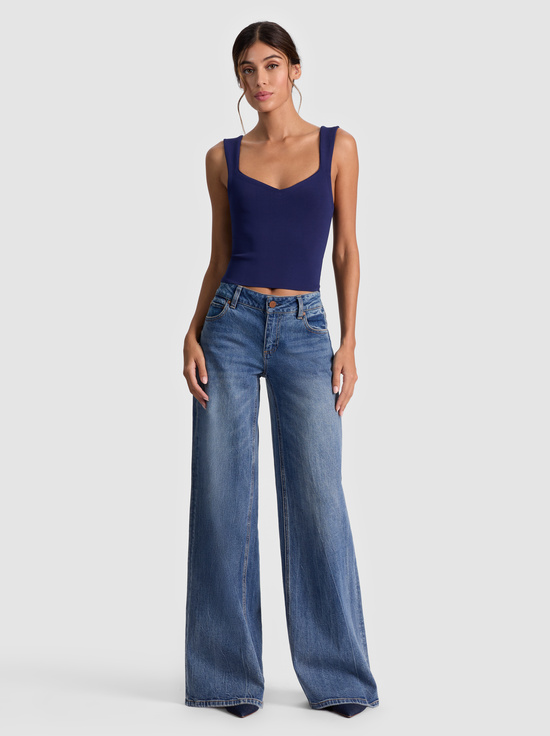 MIDNIGHT BLUE-EDIN SWEETHEART TANK