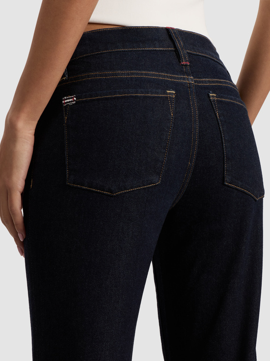 DARK RINSE-ABILENE CUFFED JEAN