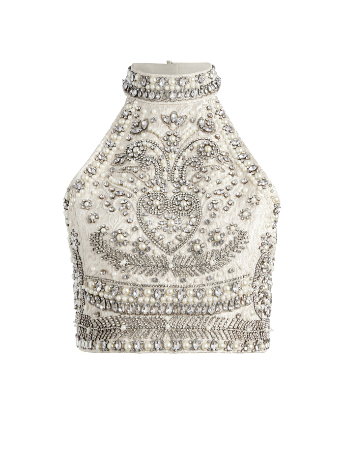 GATZ EMBELLISHED TOP - MULTI image 5 - Alice And Olivia