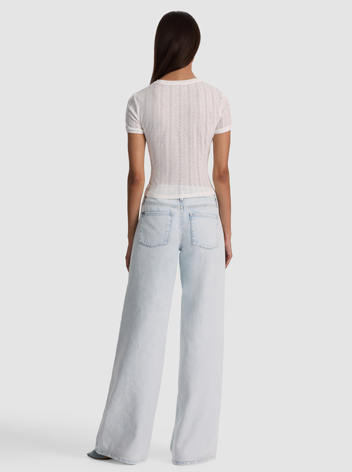 TESS TEE - OFF WHITE image 2 - ALICE + OLIVIA