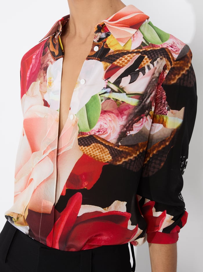 A+O x KELLY DABBAH WILLA PLACKET TOP - THRIVE image 3 - Alice And Olivia