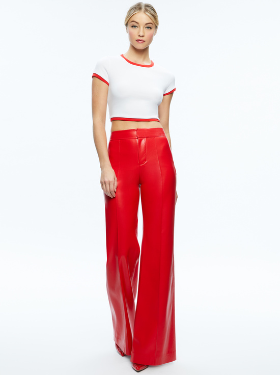 BRIGHT RUBY-DYLAN VEGAN PANT