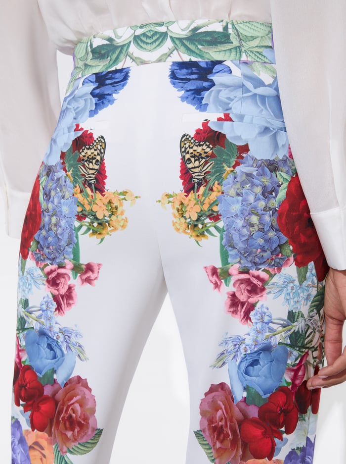 ANDREW PANT - GARDEN BRUNCH OFF WHITE image 4 - Alice And Olivia
