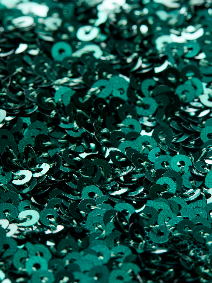 COLEY SEQUIN MINI DRESS - FOREST GREEN image 1 - Alice And Olivia