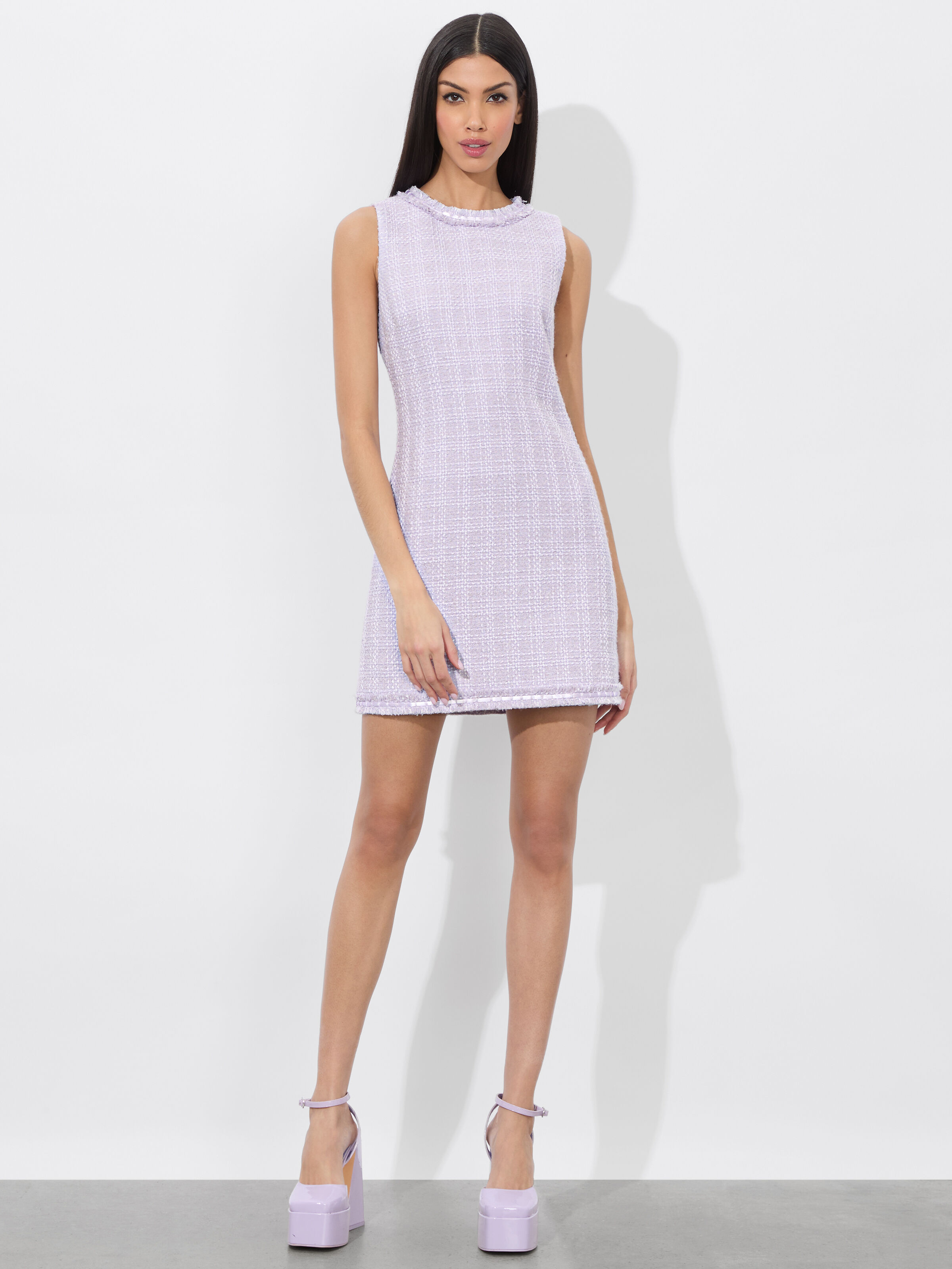 Alice+Olivia■Coley Mini Dress■ドレス Coley Mini Dress In Off White | Alice + Olivia