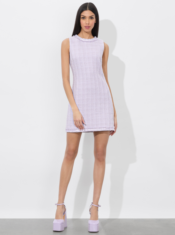 COLEY MINI DRESS - LILAC - Alice And Olivia