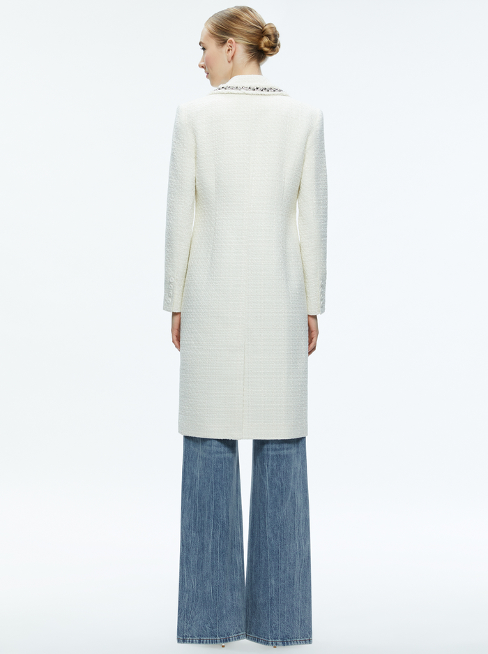BRET LONG BLAZER - OFF WHITE image 1 - Alice And Olivia