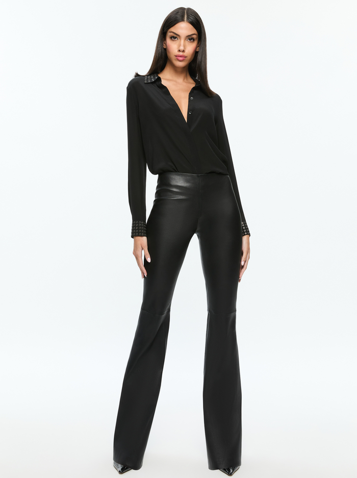 RMP LEATHER PANT - BLACK image 1 - Alice And Olivia