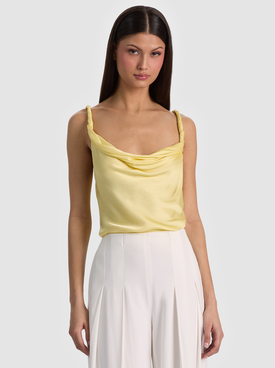 BUTTER-MONIQUE TWIST STRAP TANK