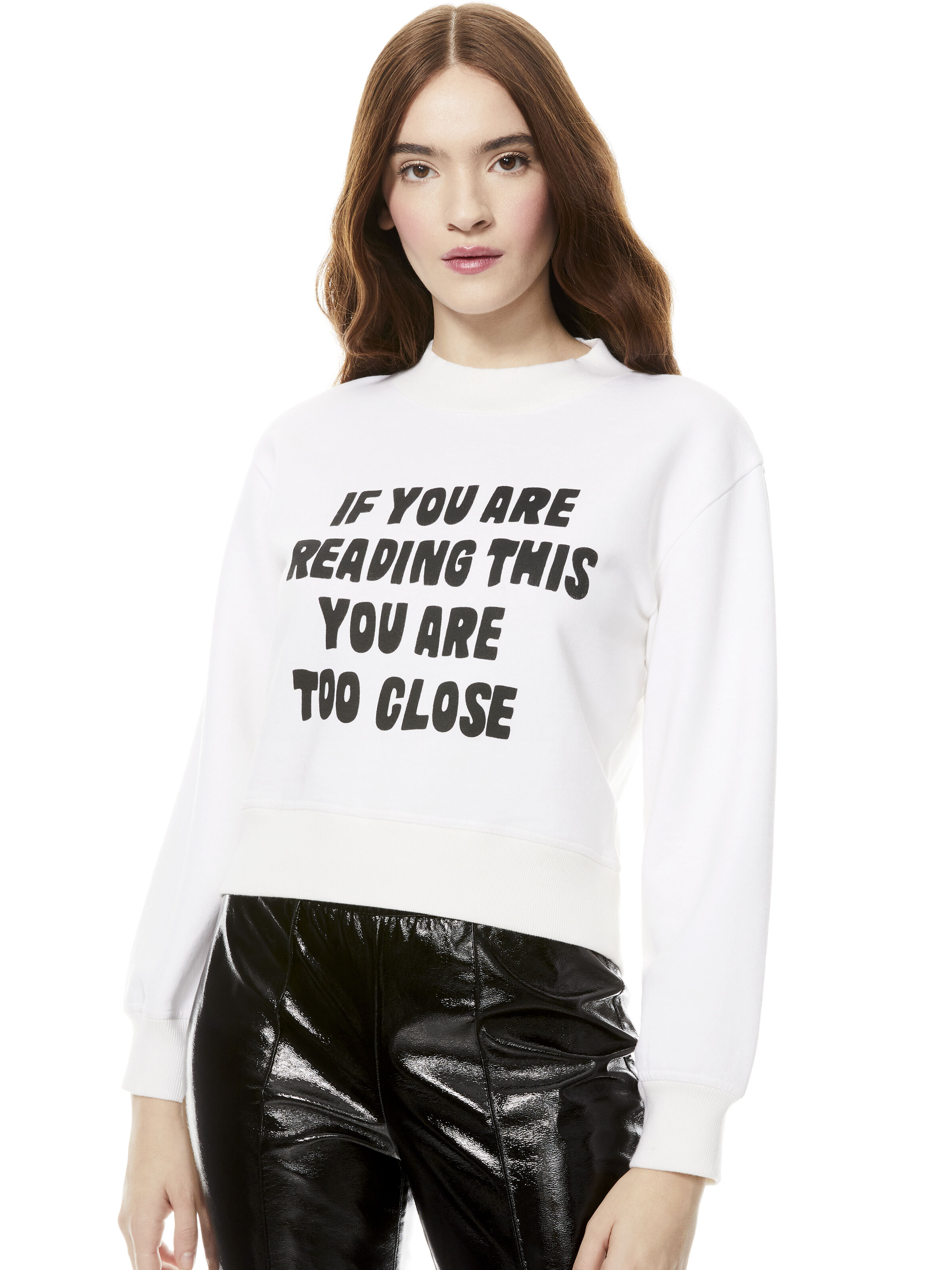 Round hem sweatshirt Clearance