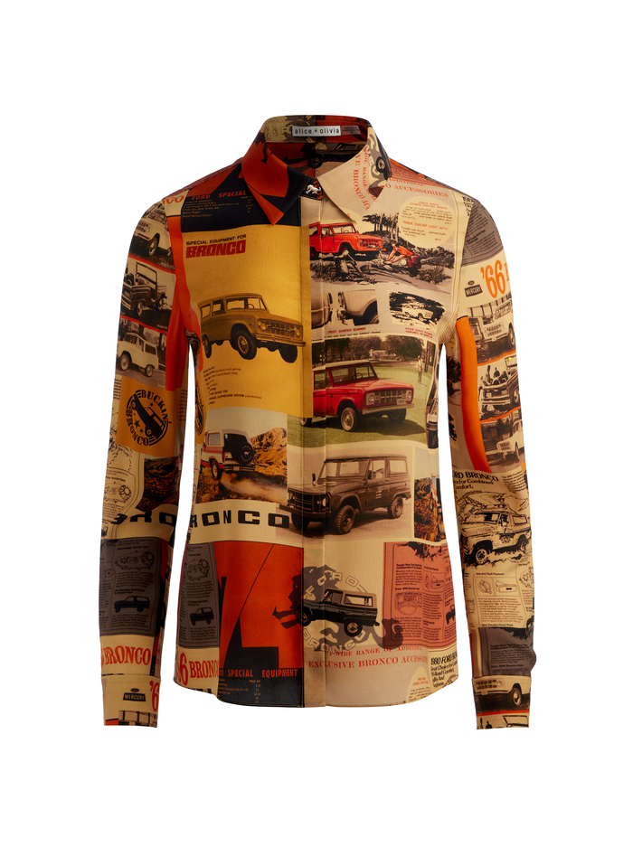 A+O X BRONCO WILLA TOP - BRONCO image 7 - Alice And Olivia