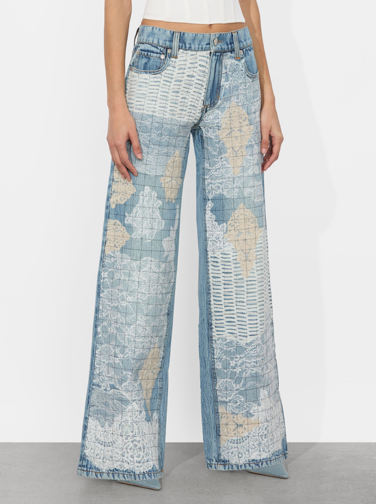 ROCKSTAR BLUE-TRISH LACE JEAN