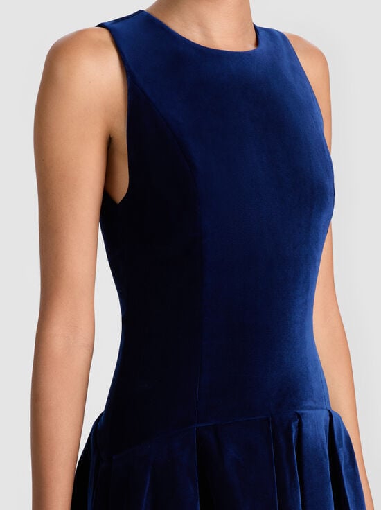 ADLEY VELVET MINI DRESS