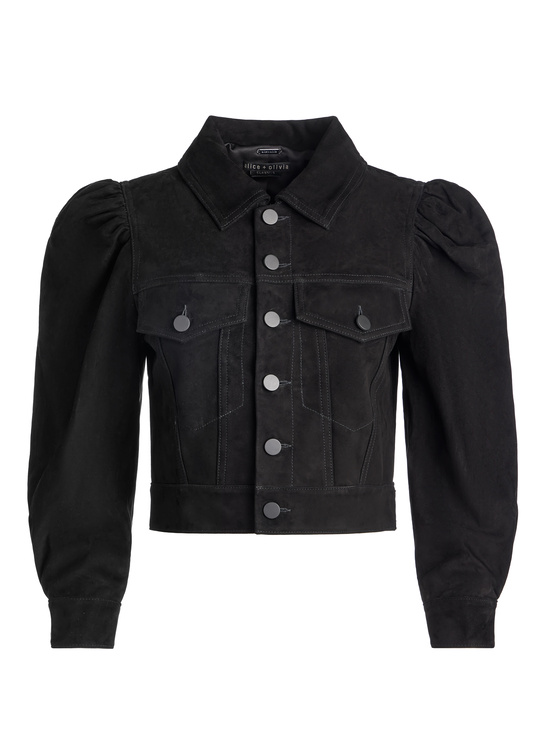 BLACK-LANA SUEDE JACKET