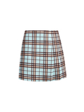 SEMIRA PLAID MINI SKIRT - EVERLASTING PLAID SM WATERFALL