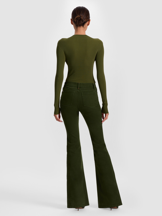 DARK OLIVE-ROSELINE JEAN