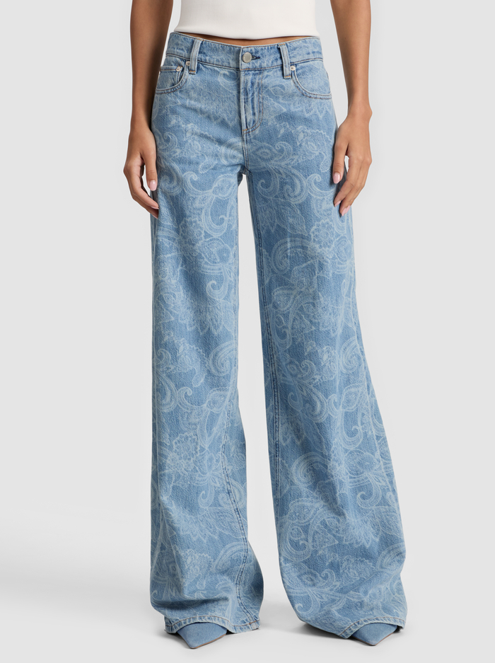 AMAZING JEAN - LASER PAISLEY - Alice And Olivia