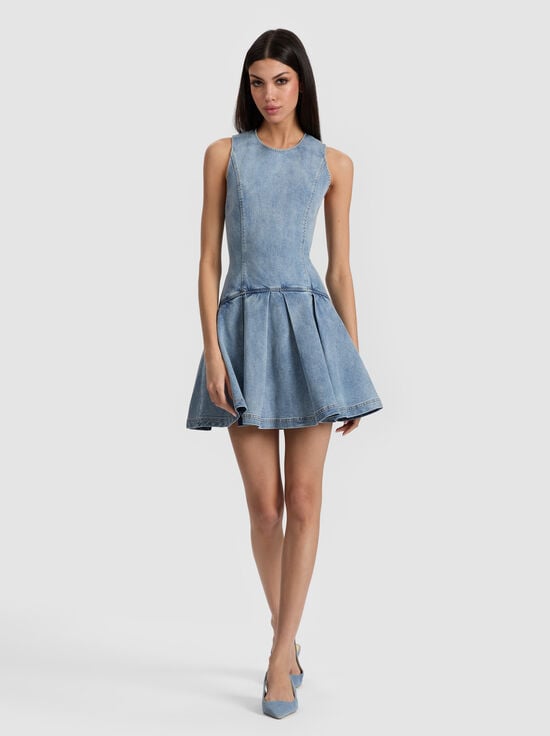 ADLEY DROP WAIST MINI DRESS