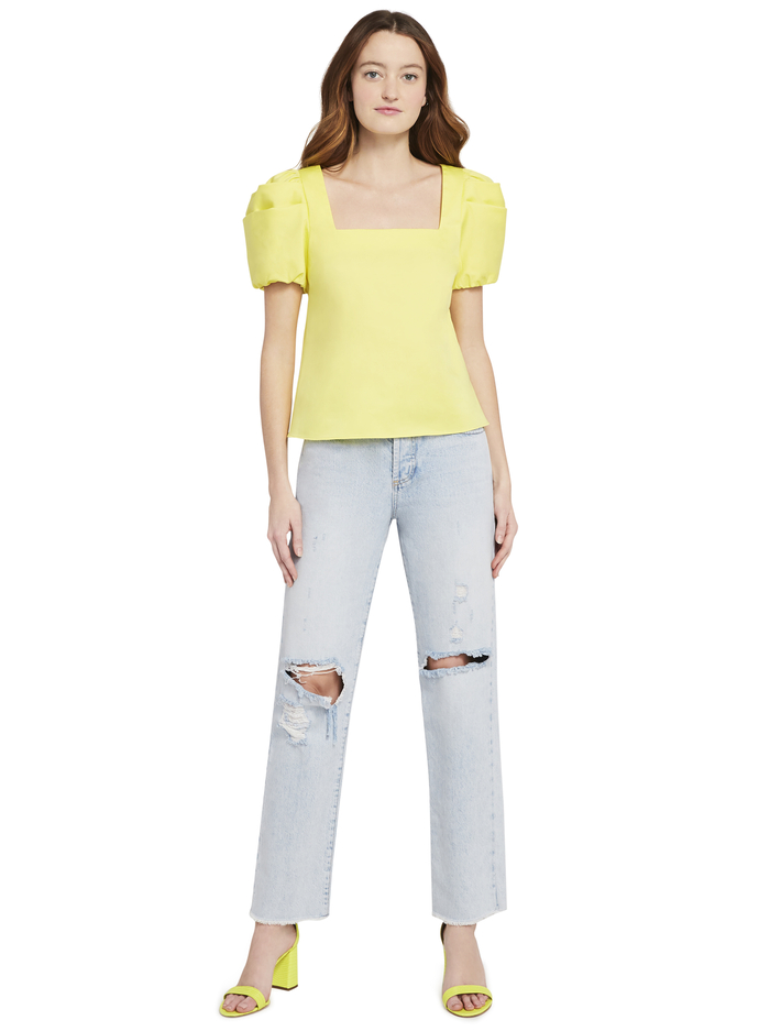 BERNICE PUFF SLEEVE TOP - DAFFODIL image 5 - Alice And Olivia
