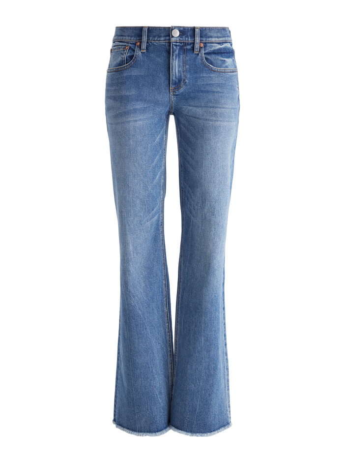 BODIE LOW RISE JEAN - BROOKLYN BLUE image 5 - Alice And Olivia