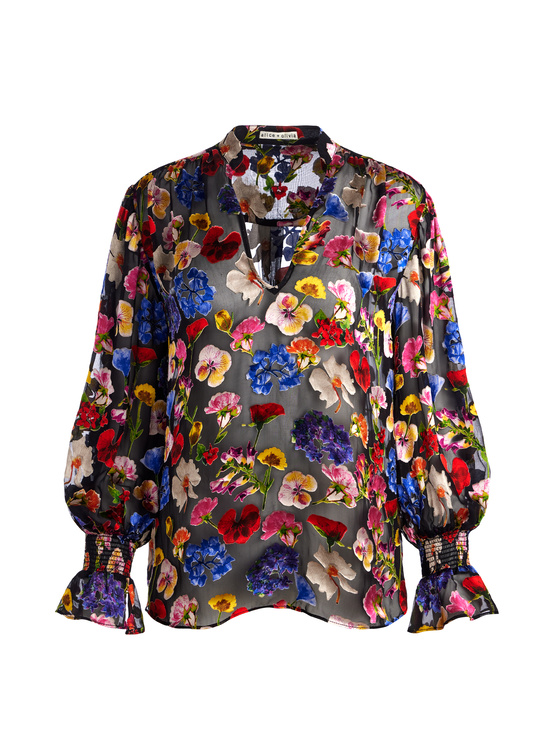 TIMELESS BLOSSOM-ONICA COLLARED BLOUSE