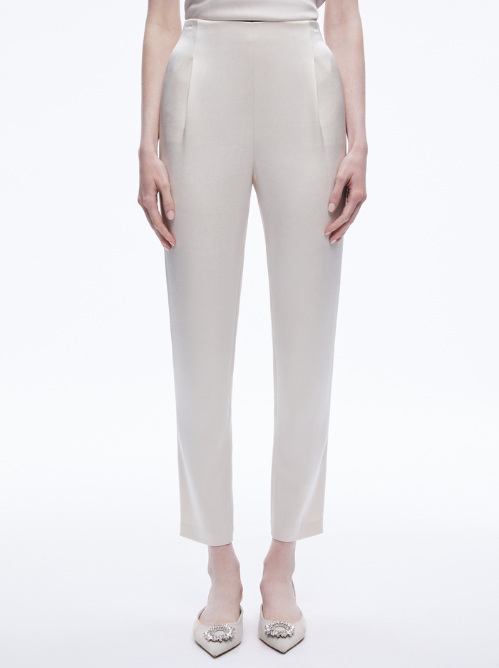 JESSIE SLIM PANT - CHAMPAGNE - Alice And Olivia