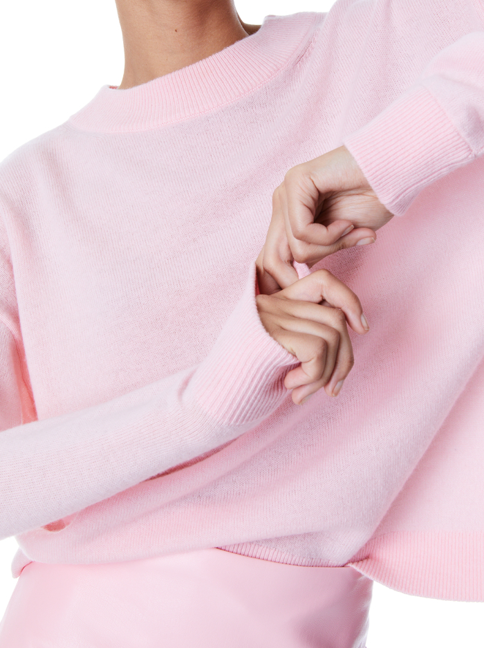 FILA CREWNECK PULLOVER - PETAL image 3 - Alice And Olivia