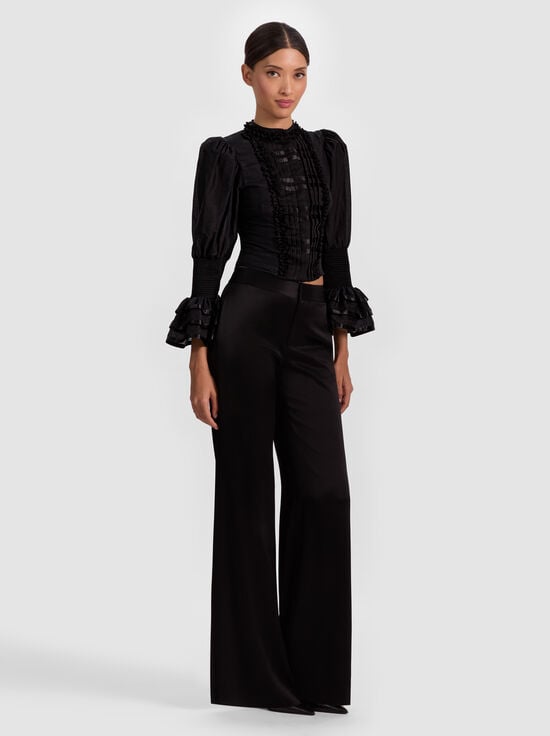 BLACK-VICKY BLOUSE