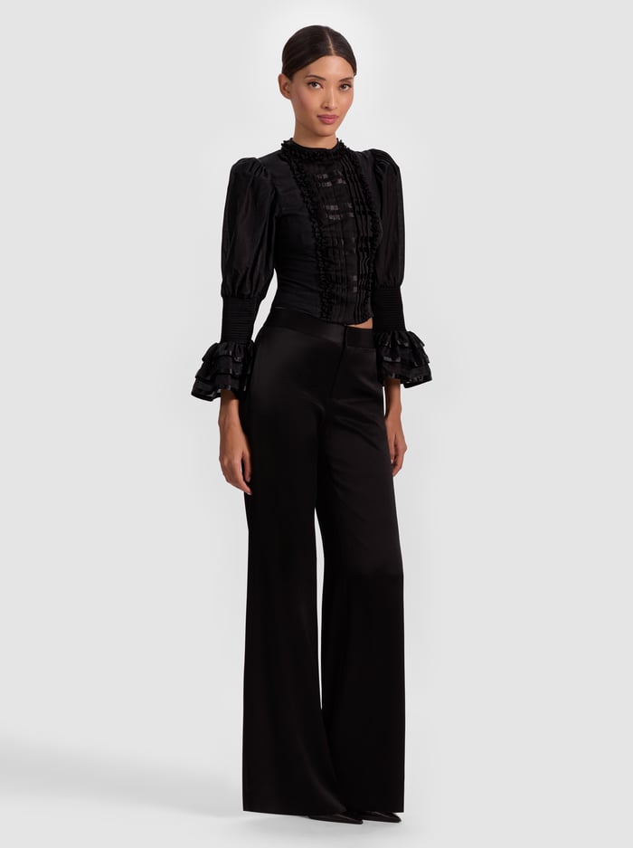 VICKY BLOUSE - BLACK image 4 - Alice And Olivia