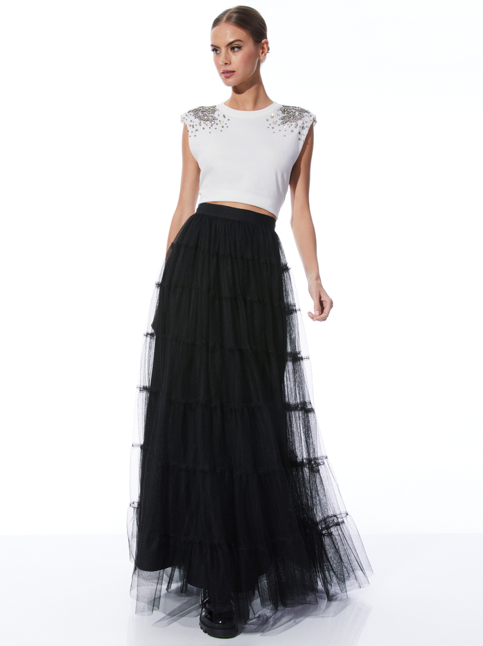 MICAH MUSCLE TANK - WHITE image 2 - Alice And Olivia