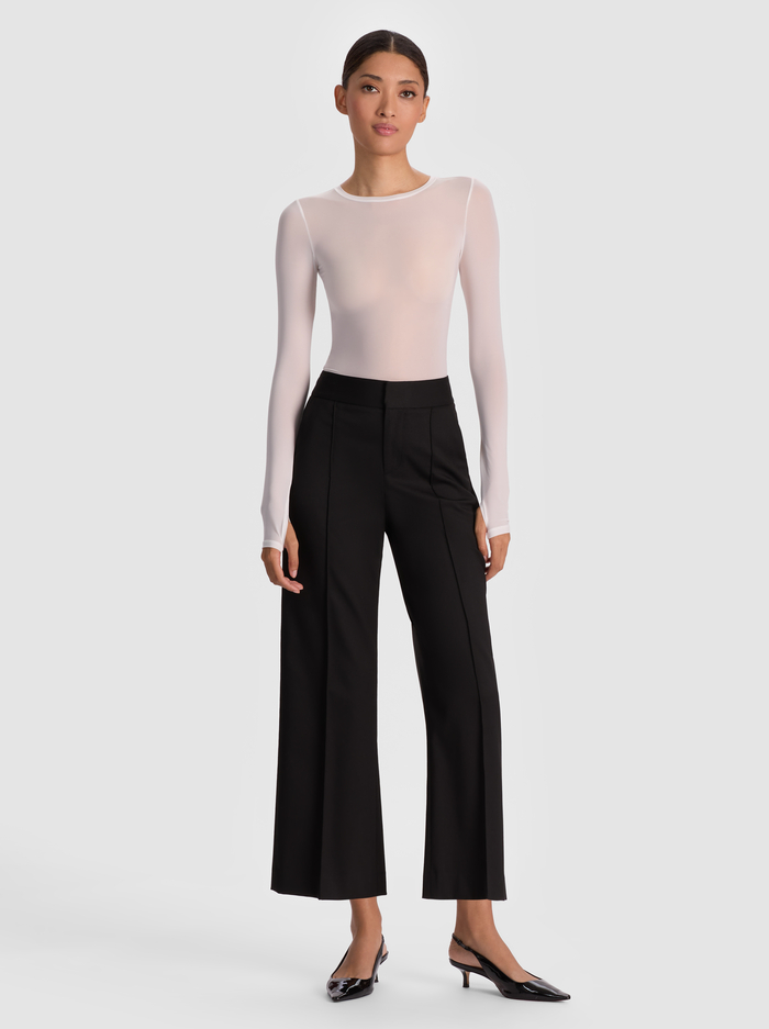 DYLAN CROPPED TROUSER - BLACK image 1 - Alice And Olivia