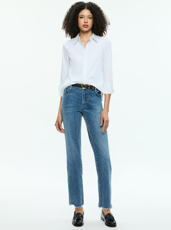 PERFECT BUTTON DOWN - OFF WHITE image 1 - Alice And Olivia