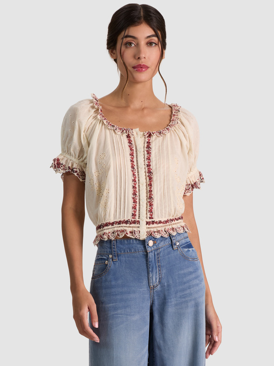 MCLAINE PUFF SLEEVE BLOUSE