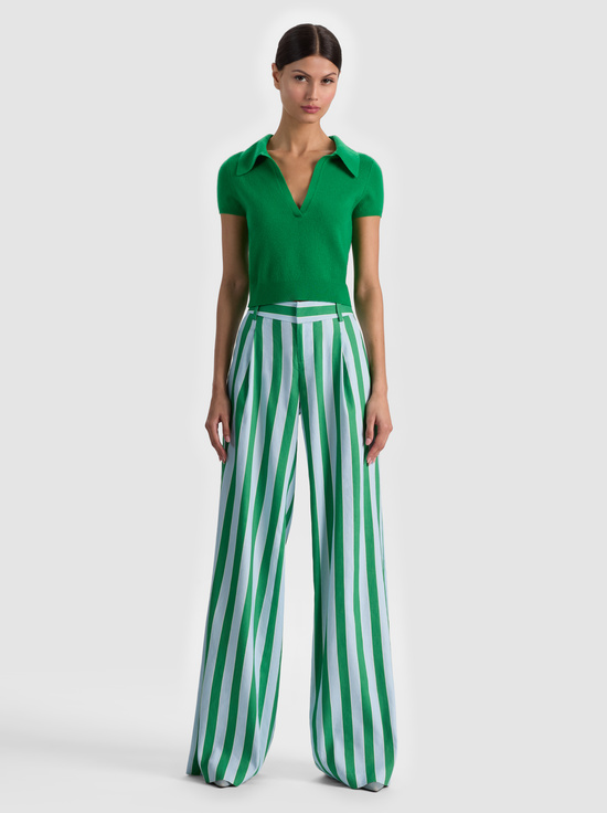 GREEN APPLE-ANDI CASHMERE POLO