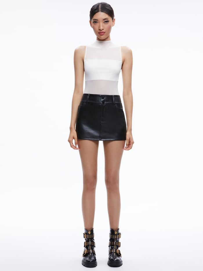 NICHOL BODYSUIT - ECRU image 4 - Alice And Olivia
