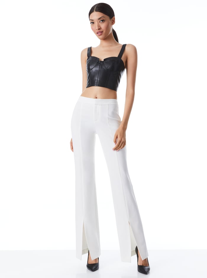 WALKER PANT - OFF WHITE image 2 - Alice And Olivia