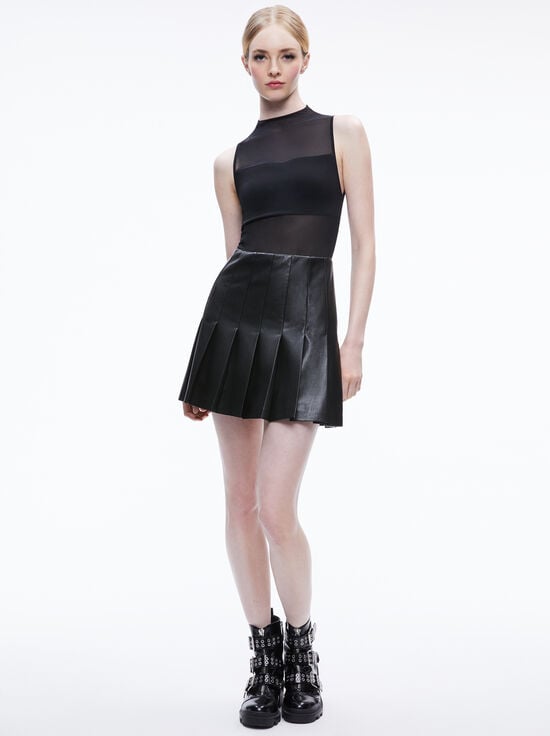 CHARA VEGAN MINI DRESS