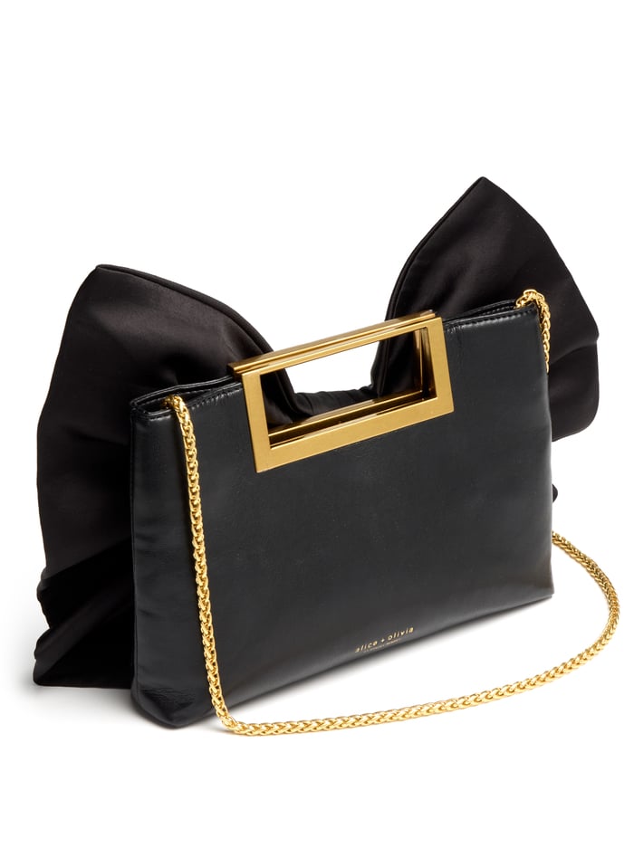 RAVEN BOW BAG - BLACK image 3 - Alice And Olivia