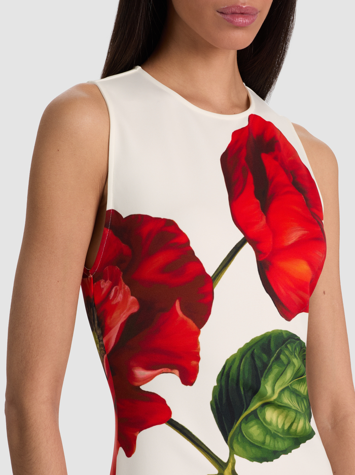 SUMMER POPPY-WYNELL FITTED MINI DRESS