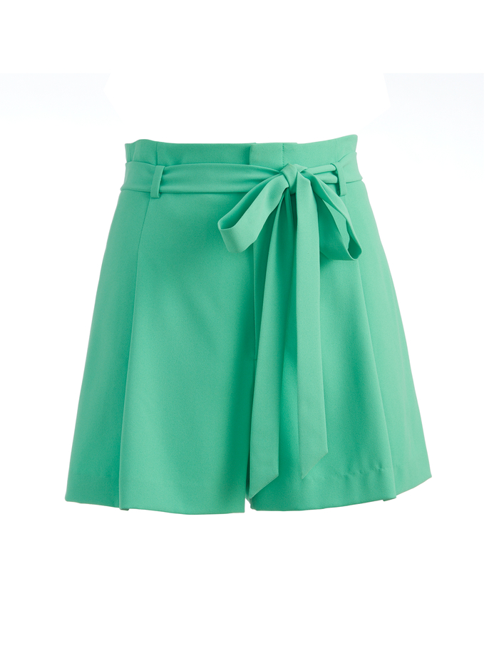 STEFFIE SEAMED PAPERBAG SHORT - JADE image 5 - ALICE + OLIVIA