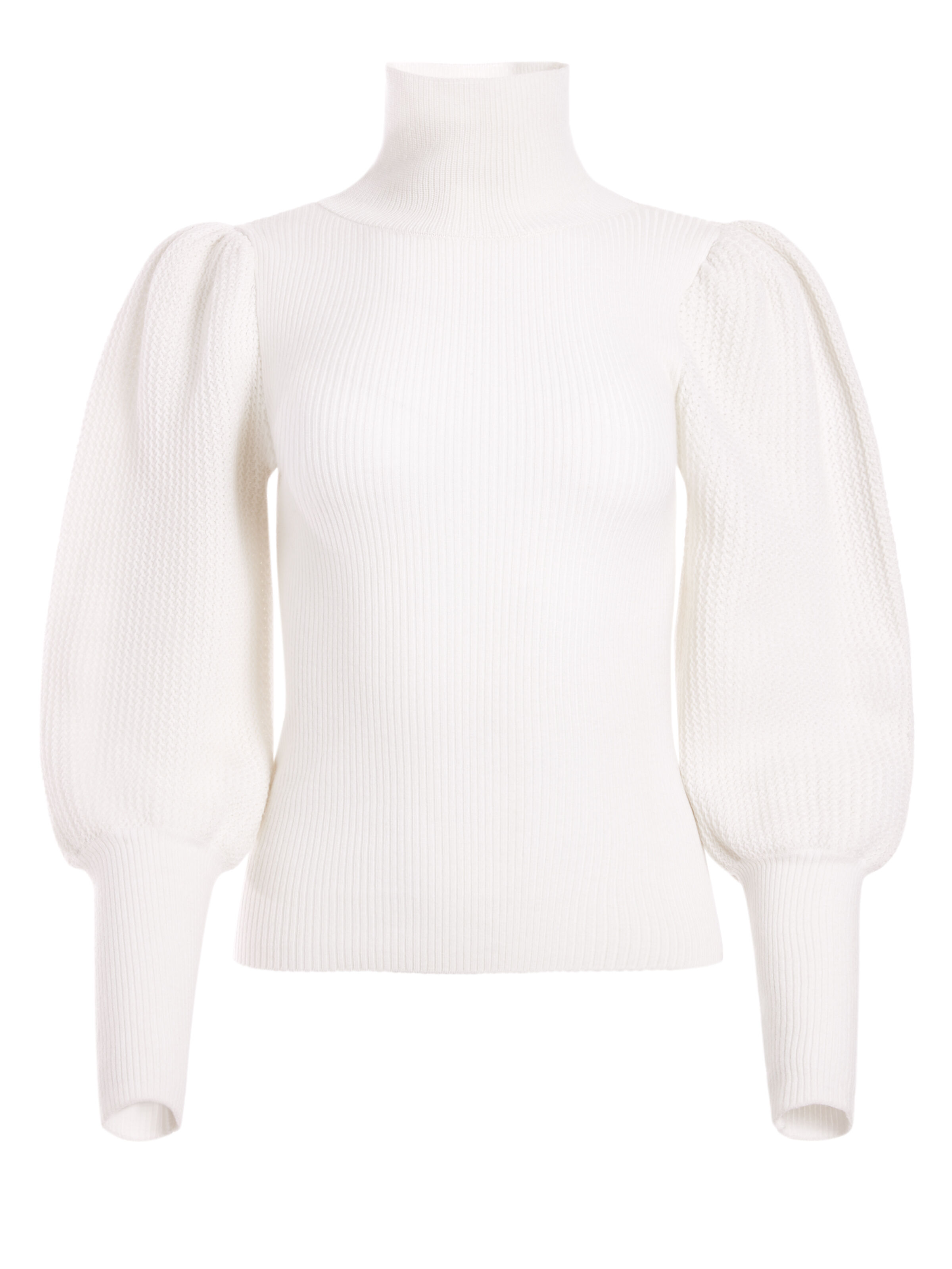 Puff sleeve turtleneck sweater Sale