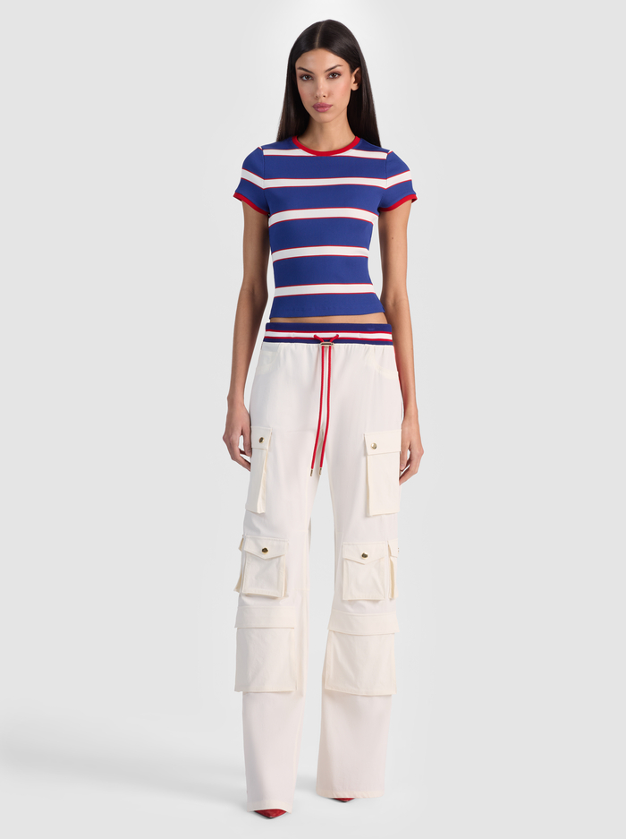 OLYMPIA CARGO PANT - OFF WHITE image 2 - ALICE + OLIVIA