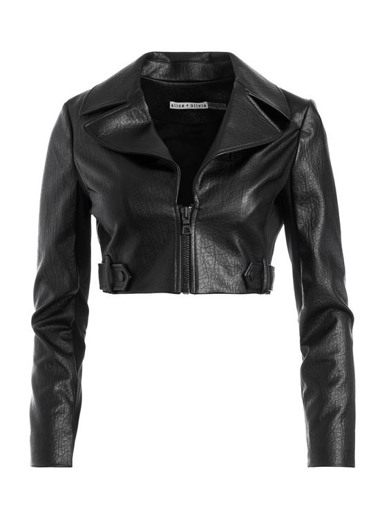 BLACK-YARDLEY VEGAN JACKET