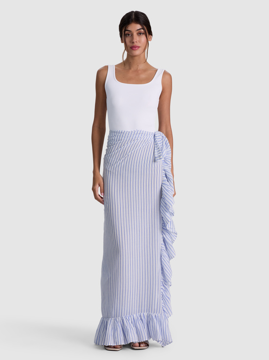 STRIPE-A+O X CONIGLIO PALM BEACH PAREO