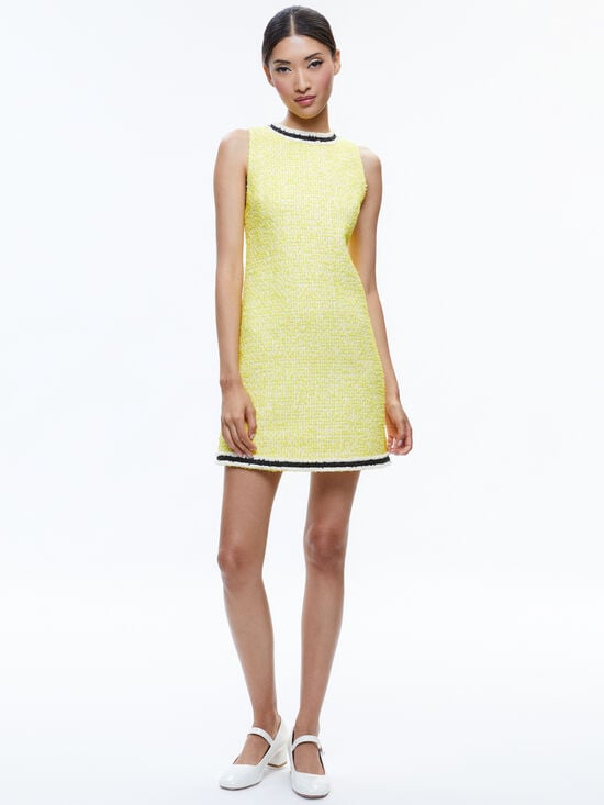 a-line mini dress in mauve Aisling Bubble Mini Dress in Mauve
